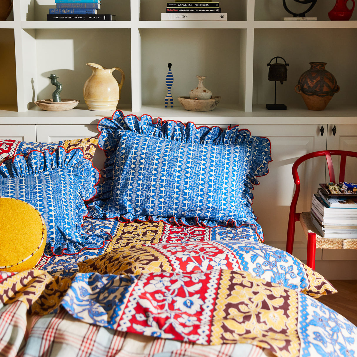 Esme Cotton Pillowcase Set - Azure Standard