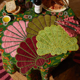 Mia Placemat Set - Key Lime