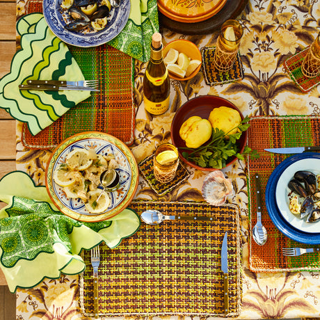 Isla Placemat Set - Anise