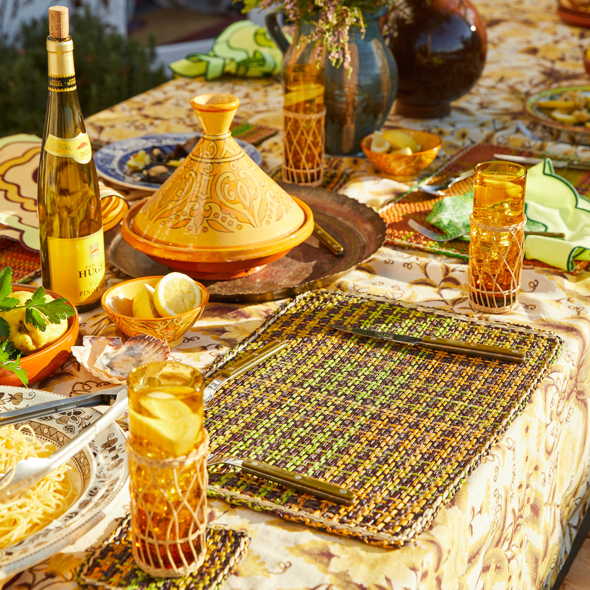 Isla Placemat Set - Anise