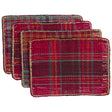 Isla Placemat Set - Crimson