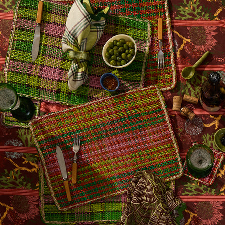 Isla Placemat Set - Key Lime