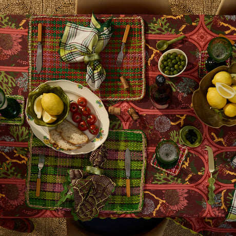 Isla Placemat Set - Key Lime