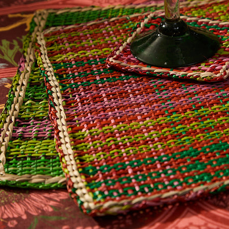 Isla Placemat Set - Key Lime