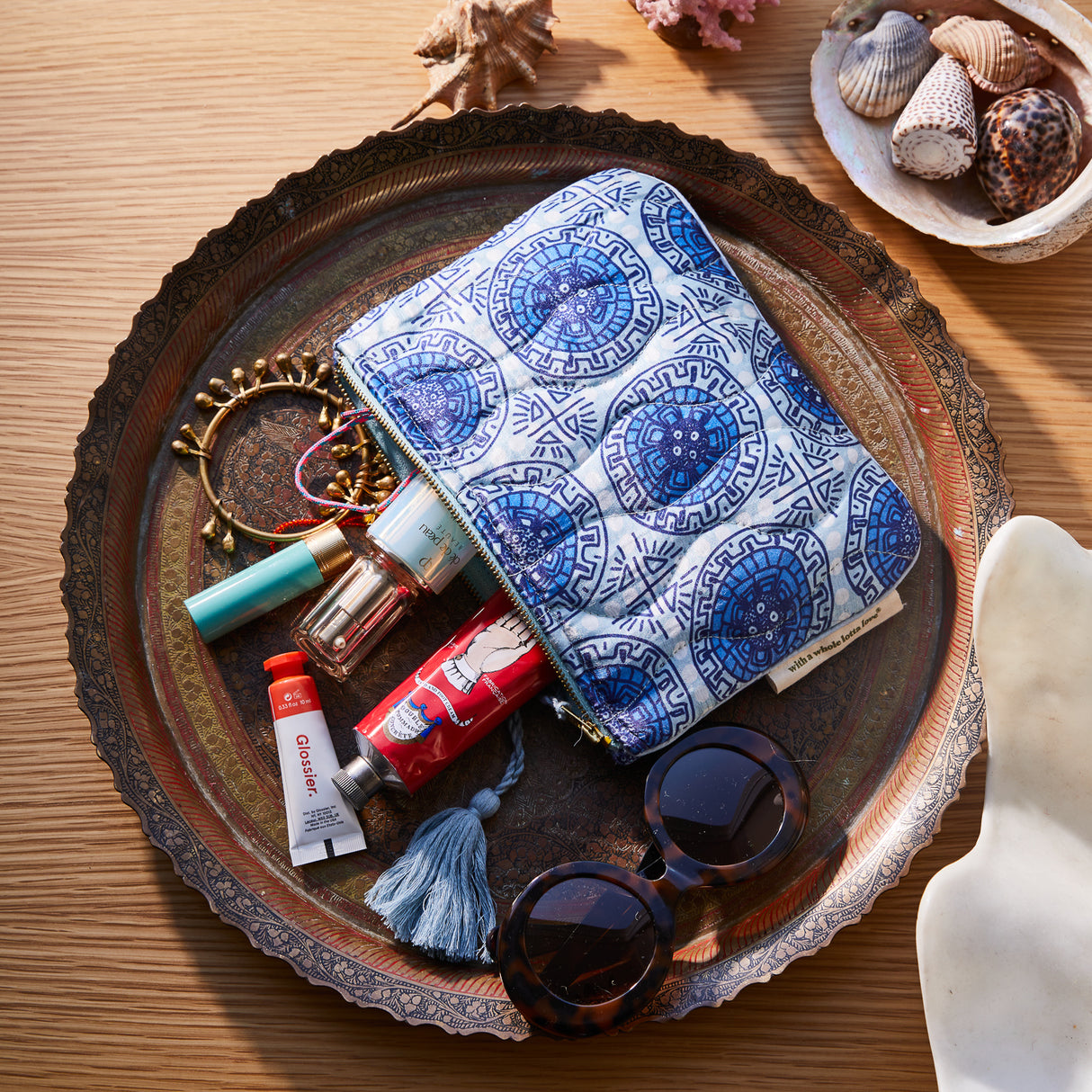 Gabriella Pouch - Azure