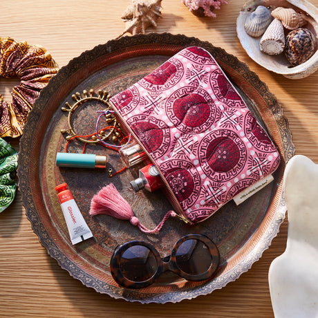 Gabriella Pouch - Hibiscus
