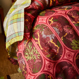 Naia Linen Quilt Cover - Garnet King Single/Double