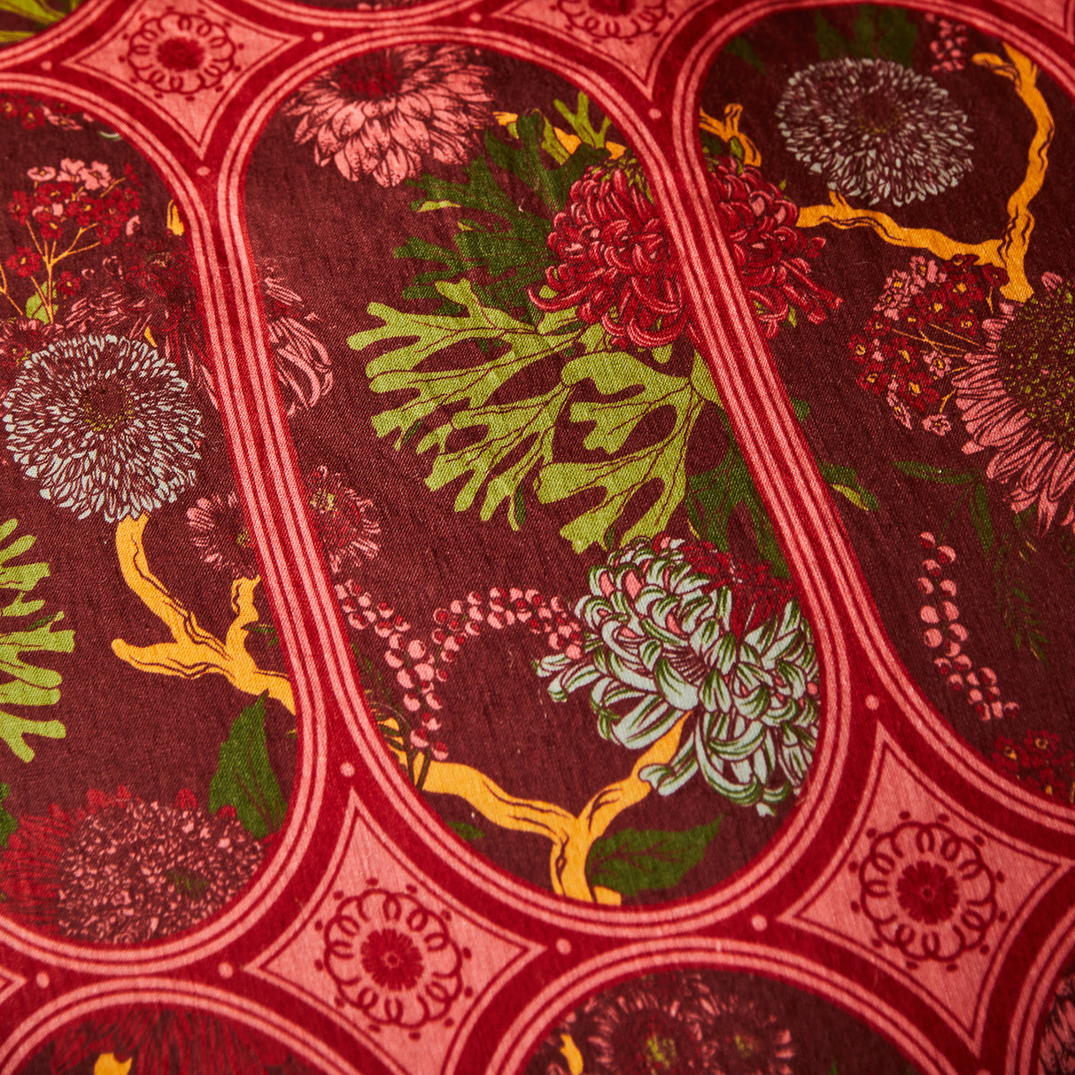 Naia Linen Quilt Cover - Garnet King Single/Double