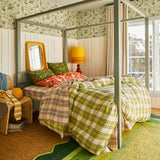 Isla Linen Quilt Cover - Anise King Single/Double