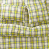 Isla Linen Quilt Cover - Anise King Single/Double
