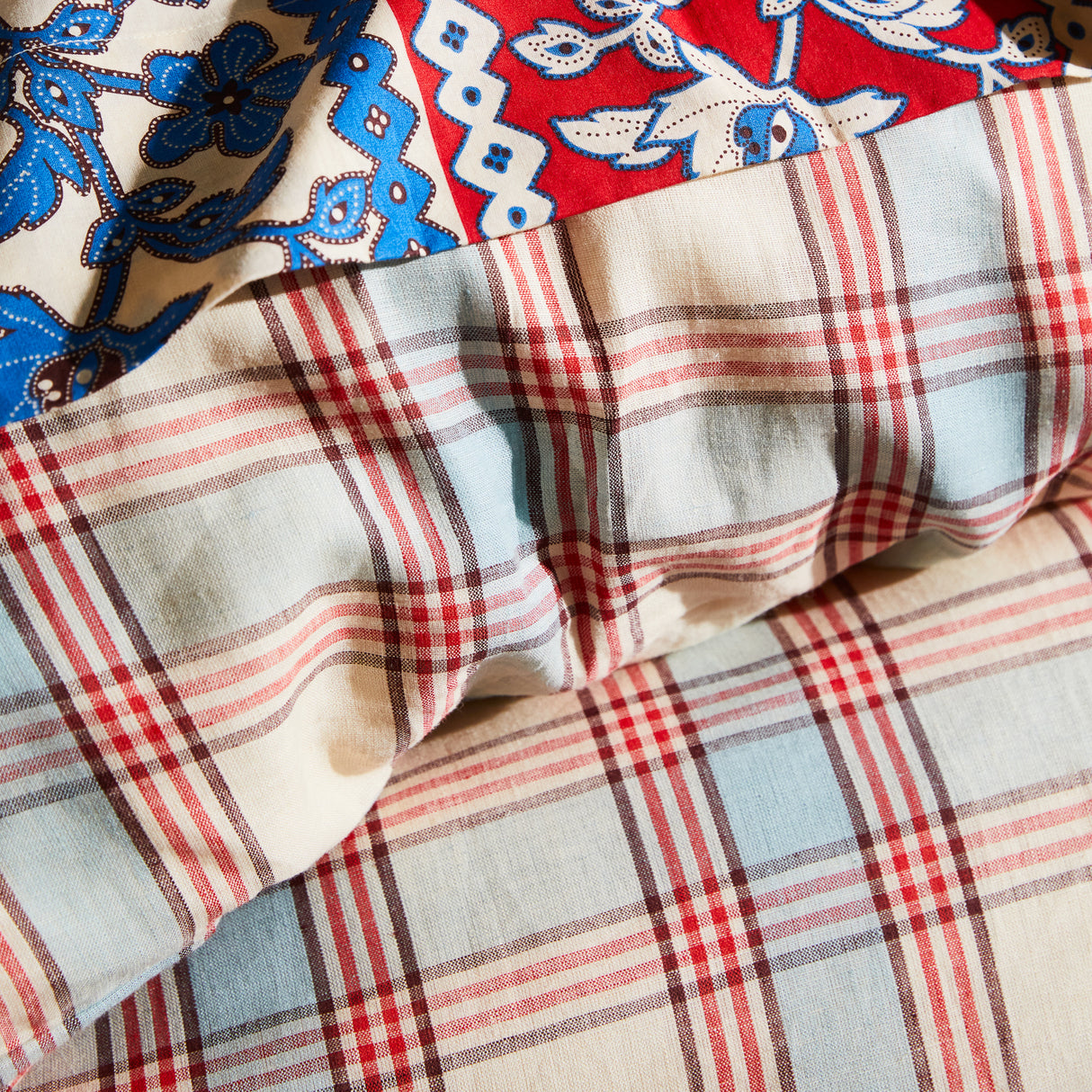 Isla Linen Quilt Cover - Cerulean King Single/Double