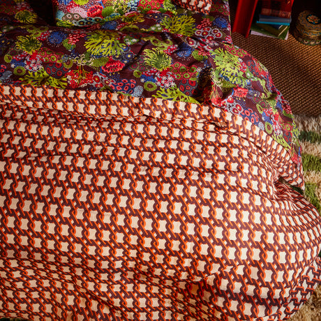 Maricela Linen Quilt Cover - Pearl Queen