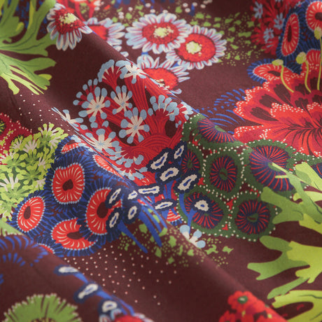 Cora Cotton Quilt Cover - Garnet Queen