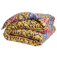 Thea Cotton Quilt Cover - Vermillion Queen