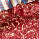 Lucia Linen Quilt Cover - Crimson Queen