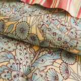 Lucia Linen Quilt Cover - Cerulean Queen