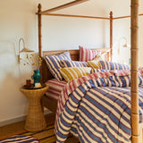 Selene Cotton Quilt Cover - Azure Single