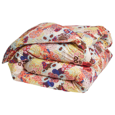 Cora Cotton Quilt Cover - Pearl