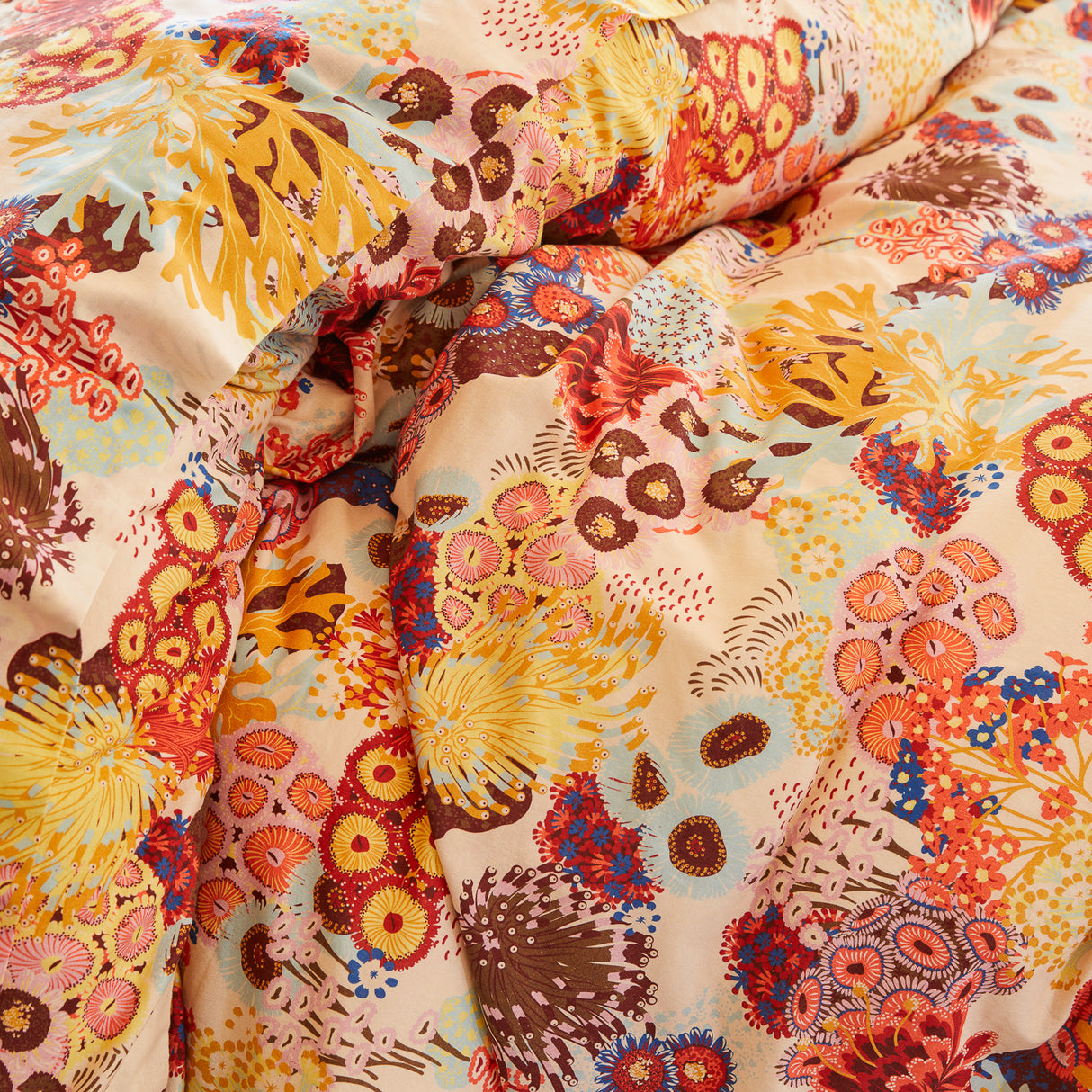 Cora Cotton Quilt Cover - Pearl Single