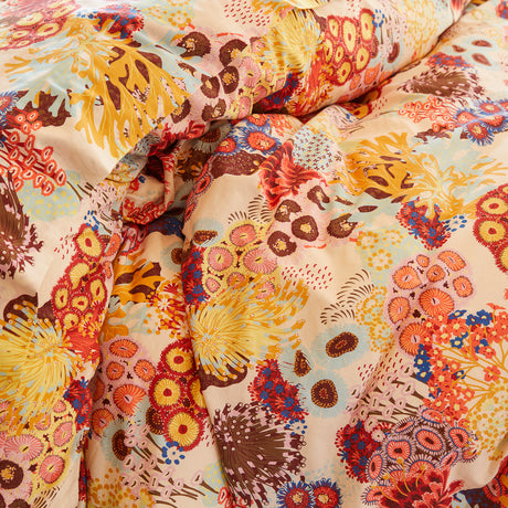 Cora Cotton Quilt Cover - Pearl Single