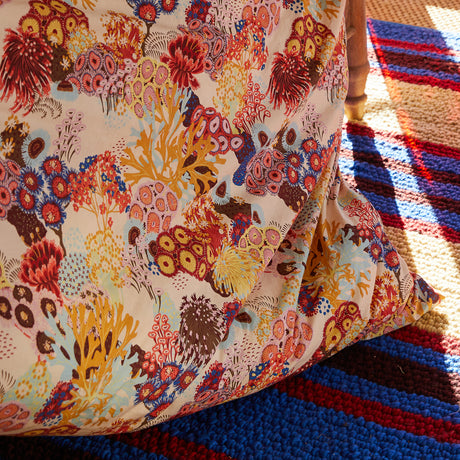 Cora Cotton Quilt Cover - Pearl Single