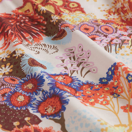 Cora Cotton Quilt Cover - Pearl Single