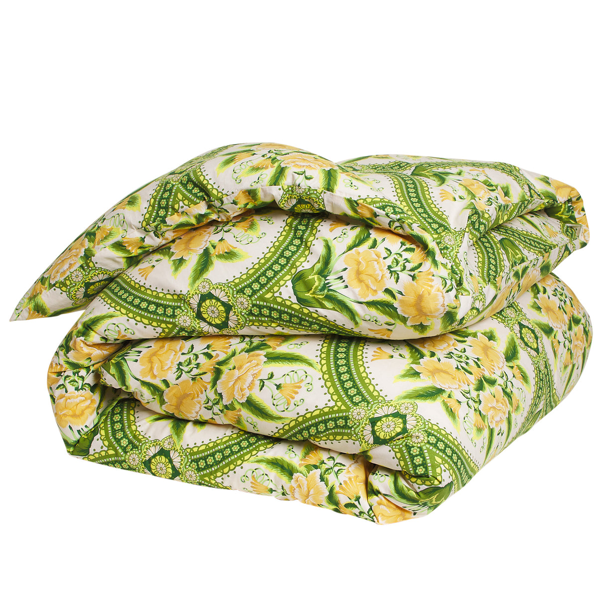 Margaret Cotton Quilt Cover - La Palma Single