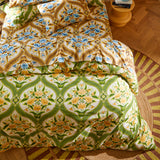 Margaret Cotton Quilt Cover - La Palma Single
