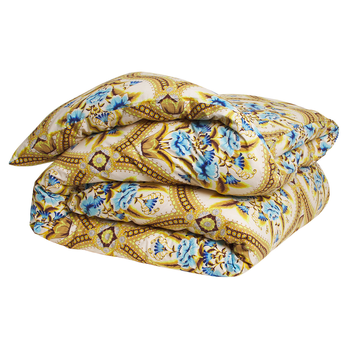 Margaret Cotton Quilt Cover - Clay Single