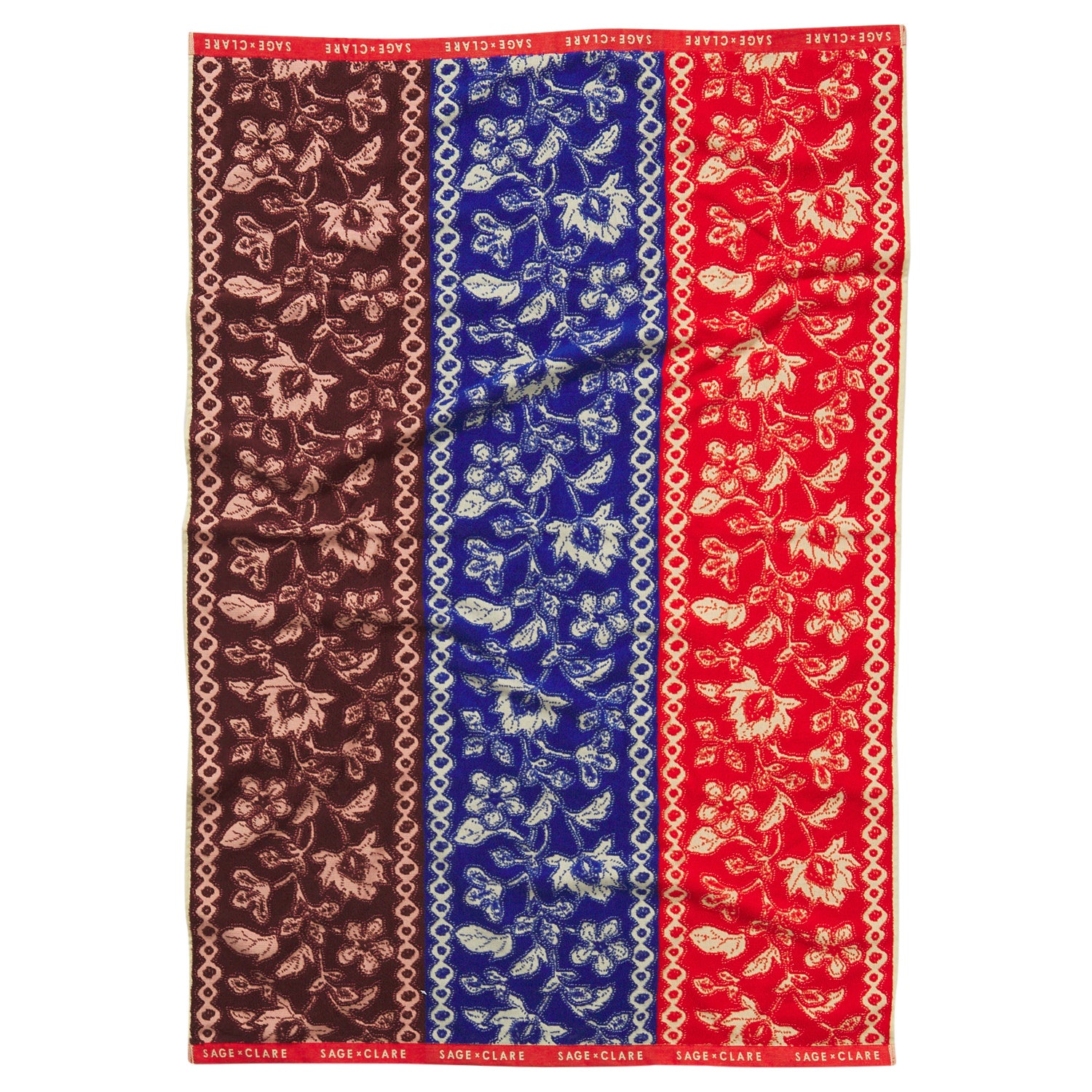 Thea Bath Sheet - Vermillion