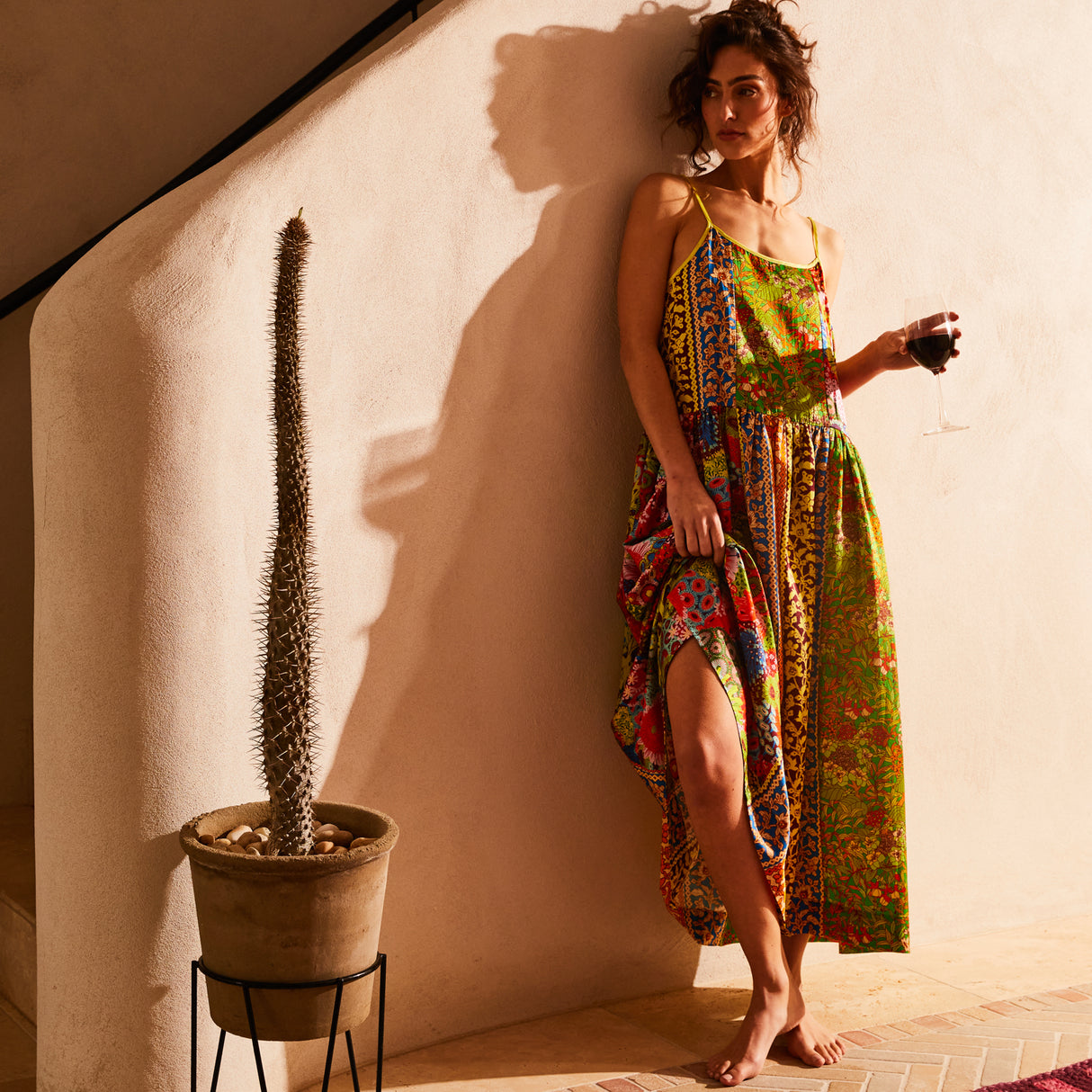 Claudia Patchwork Dress