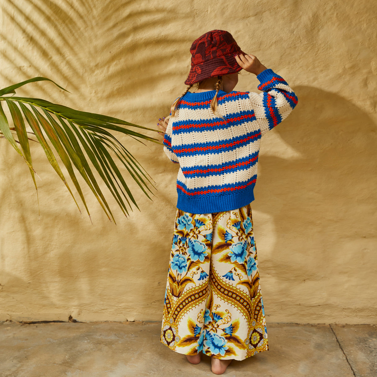 Rosalia Kids Bucket Hat - Flame Small