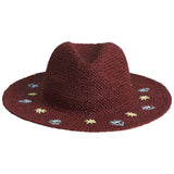 Luce Straw Hat - Garnet