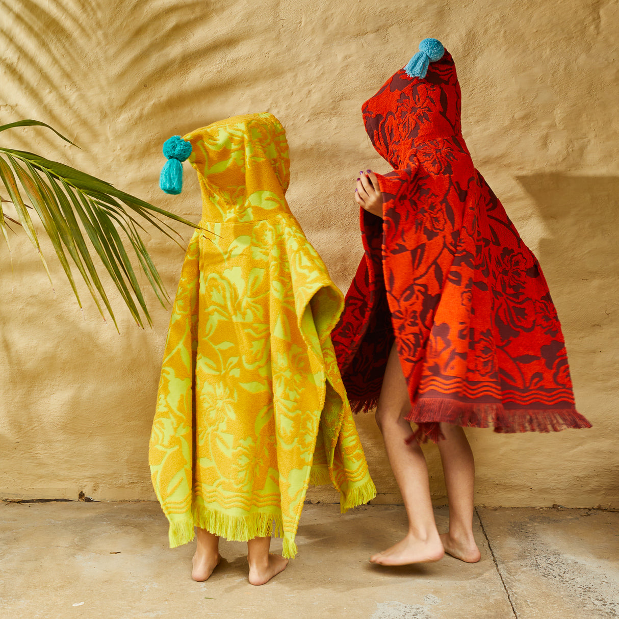 Rosalia Kids Poncho - Flame