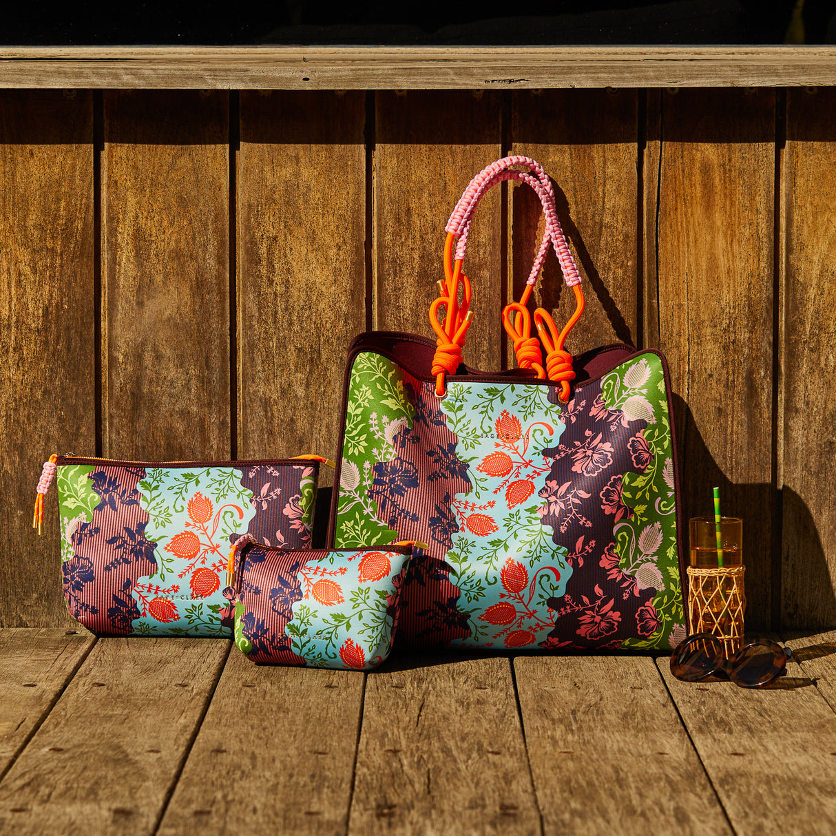 Leilani Purse - Garnet