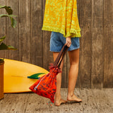 Rosalia Beach Tote - Flame