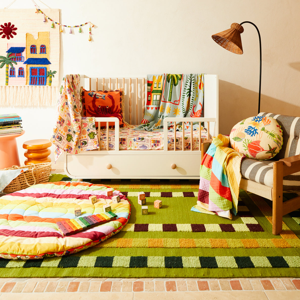 Amorette Knotted Rug - la Palma