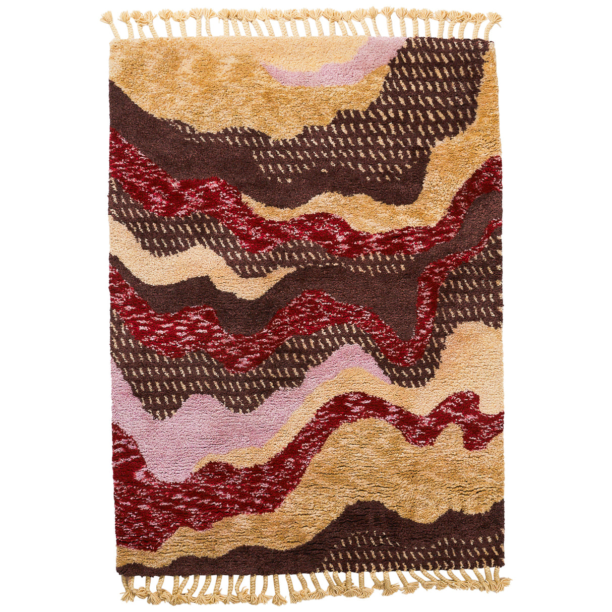 Normandie Tufted Rug - Garnet 150 x 210 cm