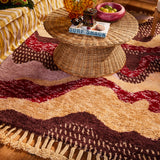 Normandie Tufted Rug - Garnet 150 x 210 cm