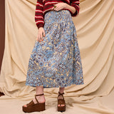 Lucia Maxi Skirt - Cerulean