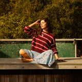 Lucia Maxi Skirt - Cerulean