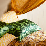Delphine Silk Pillowcase - Key Lime