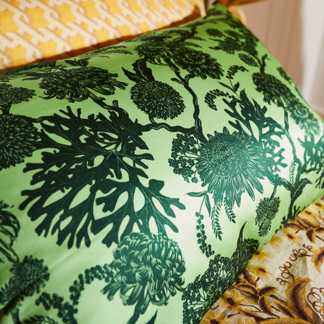 Delphine Silk Pillowcase Set - Key Lime Standard