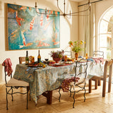 Lucia Table Cloth - Cerulean