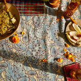 Lucia Table Cloth - Cerulean