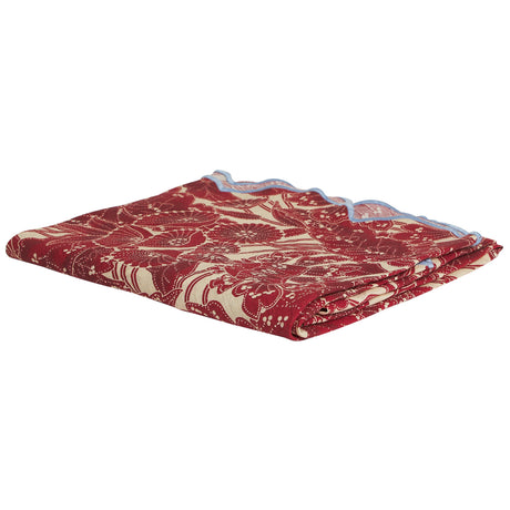 Lucia Round Table Cloth - Crimson
