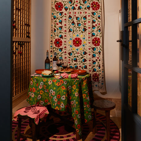 Delphine Square Table Cloth