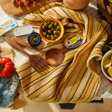 Selene Stripe Tea Towel - Dune