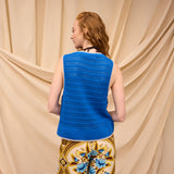 Natalina Knit Top - Azure