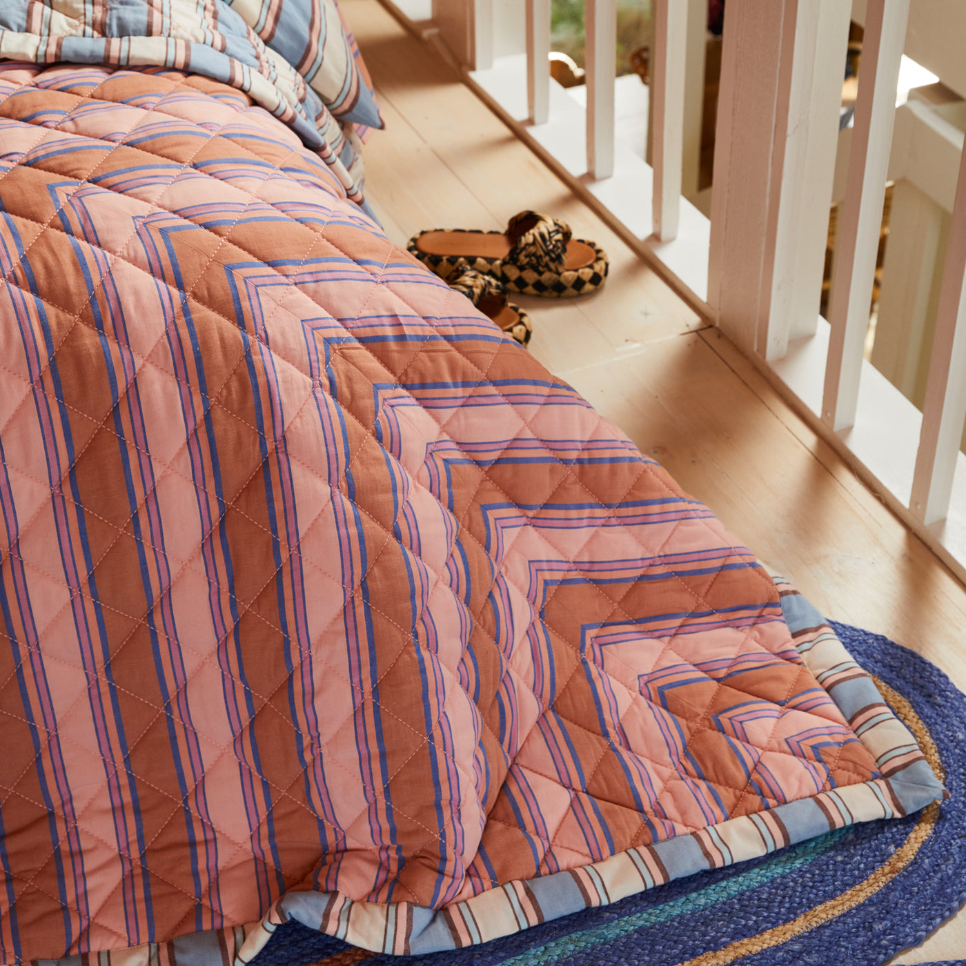 Samode Stripe Coverlet